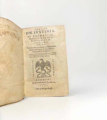G. Rouillé - Giustiniano - Codex Iustiniani - 1571