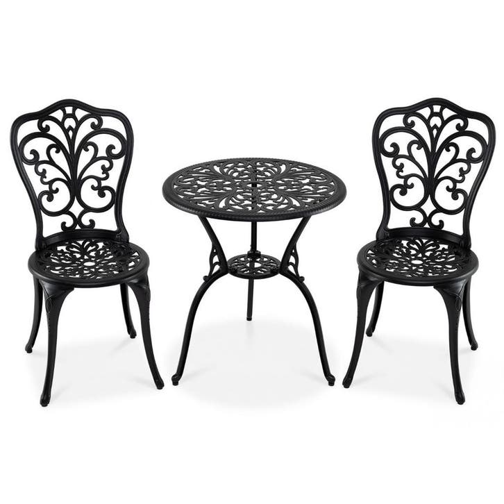LIVSK Bistroset Tuinmeubelen - Aluminium - Balkontafel met P, Tuin en Terras, Tuinhaarden, Nieuw, Verzenden