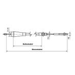 Remkabel type WAP – 1100/1290 mm, Auto diversen, Aanhangwagen-onderdelen, Ophalen of Verzenden, Nieuw
