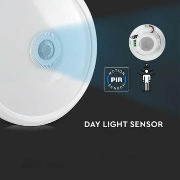 LED Plafondlamp met Sensor + Dag en Nacht Sensor - Kozolux, Huis en Inrichting, Lampen | Plafondlampen, Ophalen of Verzenden, Nieuw
