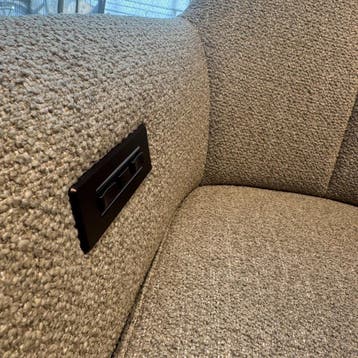 Relaxfauteuil Blomira - Stof Naturel - Medium - IN.HOUSE, Huis en Inrichting, Fauteuils, Nieuw, 75 tot 100 cm, Ophalen of Verzenden