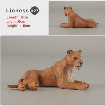 Realistische Dierenfiguren Set: Leeuw, Tijger, Zebra, Antilo, Hobby en Vrije tijd, Overige Hobby en Vrije tijd, Verzenden, Nieuw