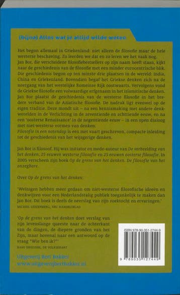 Filosofie in een notendop 9789035127449 J. Bor, Verzenden, Gelezen, J. Bor