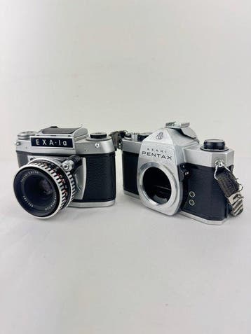 Pentax, EXA 1A, Asahi - Lot of 2 x vintage cameras Analoge, Nieuw