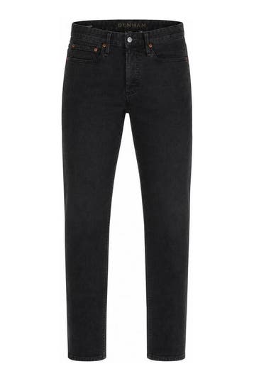 Denham Broek in maat W32 L34 Zwart, Kleding | Heren, Verzenden, Zo goed als nieuw, Zwart, Denham