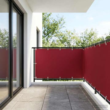 vidaXL Balkon Privacy Scherm 150 x 1000 cm Stof met, Verzenden, Nieuw