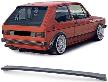Dakspoiler Mat Zwart Volkswagen Golf 1 1974-1985 RL466, Nieuw, Achter, Volkswagen