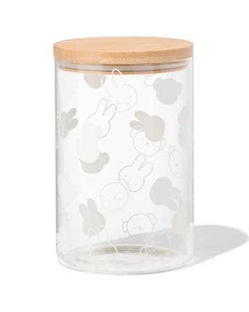 HEMA Nijntje voorraadpot 12x19cm glas, Huis en Inrichting, Verzenden, Nieuw