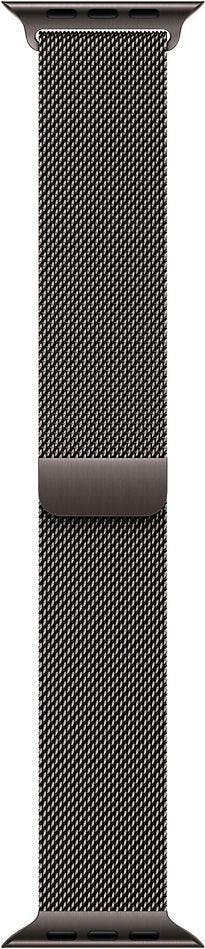 Apple 44/45/46/49 mm Milanees bandje S/M leisteen, Verzenden, Zo goed als nieuw