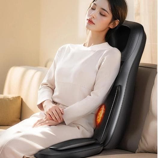 Massage Stoelkussen met Warmte – Rug- en Zitmassager, Huis en Inrichting, Woonaccessoires | Kussens, Nieuw, Verzenden