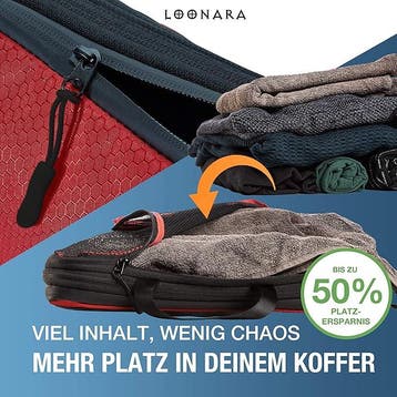 2dekans | Packing Cubes met compressie voor koffer en rugzak, Ophalen of Verzenden, Zo goed als nieuw
