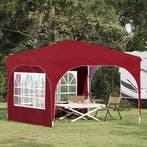 vidaXL Pop-up Feesttent 290 x 290 x 245 cm Bordeauxrood, Verzenden, Nieuw
