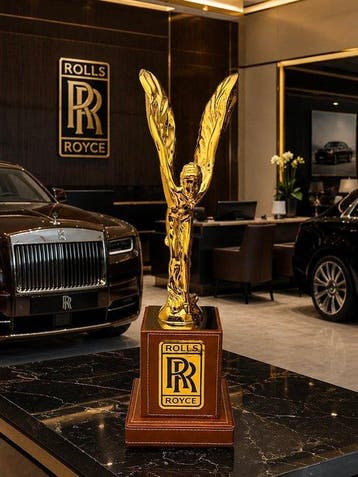 GF Exclusives - XL 40cm Rolls-Royce Statue Artwork By: GF