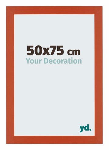Fotolijst 50x75 cm - Oranje - MDF - Mura, Verzenden, Nieuw