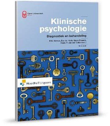 Klinische psychologie diagnostiek en therapie, 9789001881474, Verzenden, Zo goed als nieuw, HBO