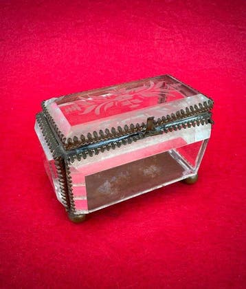 Periodo Francese Napoleone III - Sieradendoos - Glas - Vetro, Antiek en Kunst