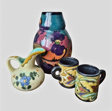 Potterij Rembrandt/ Zuid- Holland - Vaas (4) - 205 -