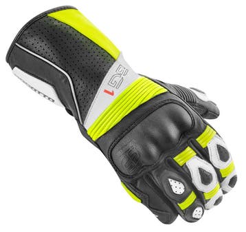 Bogotto Sprint Geperforeerde Zwart Neon Handschoenen, Handschoenen, Nieuw met kaartje, Bogotto, Heren