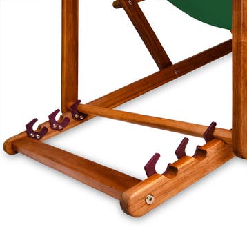 Ligstoel Groen Acaciahout 94x60x94cm (Voor in Huis), Verzenden, Nieuw