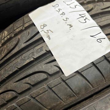 2 x Dunlop SP Sport Maxx 215-45-16 Zomerbanden 8,5mm, 16 inch, Ophalen of Verzenden, Band(en), Personenwagen