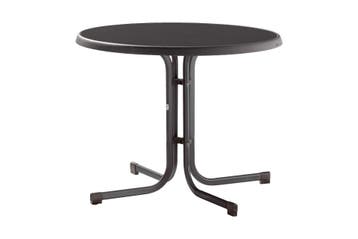 Sieger Boulevard klaptafel 86 cm antraciet, Verzenden, Nieuw, Rond, Overige materialen