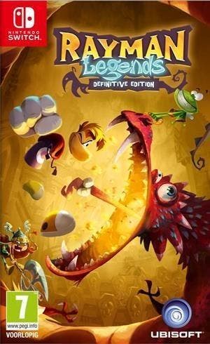 Rayman Legends Definitive Edition Switch Morgen in huis!, Spelcomputers en Games, 3 spelers of meer, Ophalen of Verzenden, Zo goed als nieuw