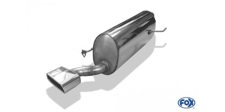 FOX VW Polo AW1 einddemper - 145x65 type 59, Auto-onderdelen, Uitlaatsystemen, Nieuw, Verzenden