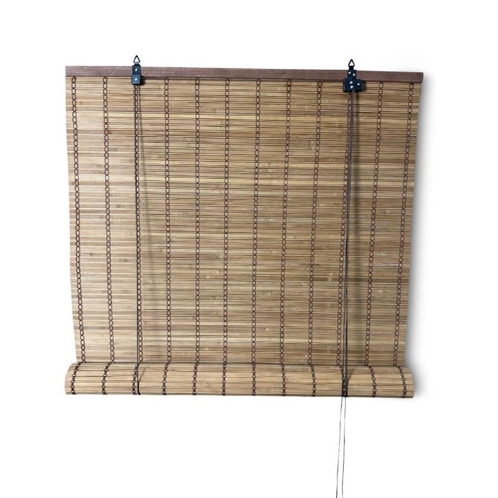 Bamboe rolgordijn Freddy - Bruin - 80 x 220 cm - Bamelle, Huis en Inrichting, Stoffering | Gordijnen en Lamellen, Bruin, Nieuw