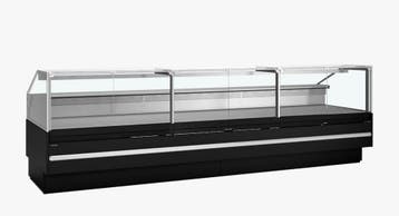 Geventileerde koeltoonbank zwart en glas 3798 x 1120 x 11..., Verzenden, Nieuw in verpakking
