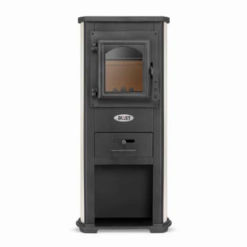 Onderhoudsvrije Kachel 8,5kW | Gietijzer | Laatste Stuks!, Hoog rendement (Hr), Minder dan 60 cm, Ophalen of Verzenden, 80 cm of meer