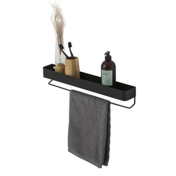 Wandrek met handdoekrek Sealskin Brix 55 cm Zwart, Ophalen of Verzenden, Nieuw
