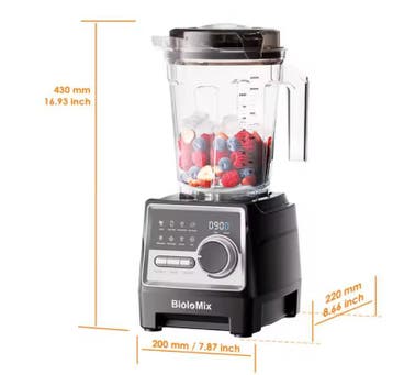Blender 1500W – 2.6L Smoothie Maker met 6 Messen, Verzenden, Nieuw