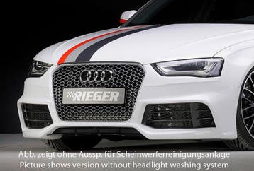 Rieger voorbumper | A4 (B8/B81): 01.12- (vanaf Facelift) - L, Verzenden, Nieuw, Audi