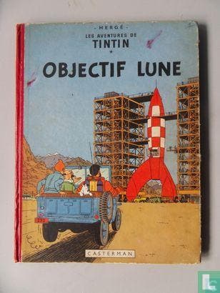 Kuifje - Objectif lune - 1953, Boeken, Eén stripboek, Verzenden, Gelezen, Remi, Georges.