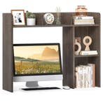 LIVSK Bureauplank met 3 Planken en 2 Vakken - Draagvermogen, Verzenden, Nieuw