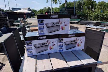 Princess 282604 DeLuxe – IJsmachine met compressor, Verzenden, Nieuw