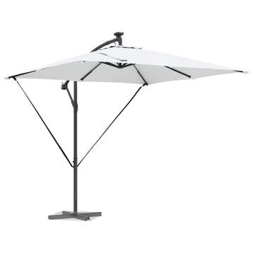 vidaXL Parasol Zand 249 x 249 x 250 cm Polyester en, Verzenden, Nieuw, 2 tot 3 meter