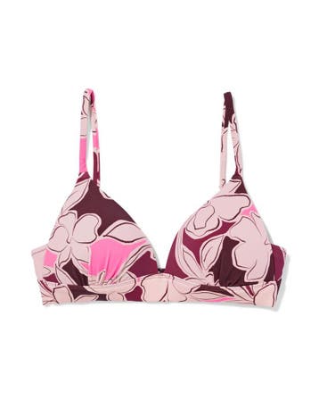 HEMA Damesbikinitop Janna push-up bloemen roze, Kleding | Dames, Verzenden, Nieuw