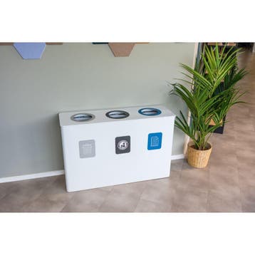 Ergofy afvalbak 3-in-1 afvalscheiding prullenbak 3x60 ltr -, Huis en Inrichting, Verzenden, Nieuw