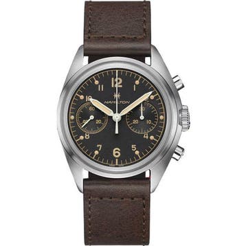 Hamilton - Khaki Aviation Pilot Pioneer Mechanical Chrono -, Nieuw
