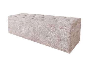 Chesterfield bedbank EXTRAVAGANCIA 140cm champagne greige, Ophalen of Verzenden, Nieuw
