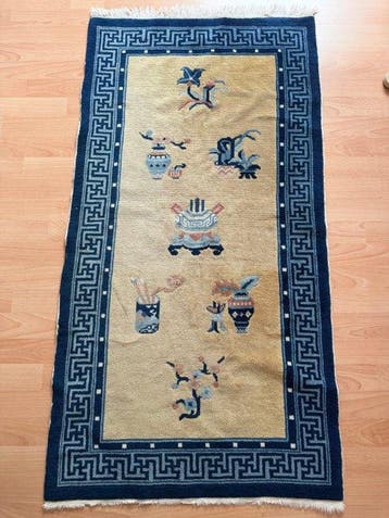 China - Vloerkleed - 135 cm - 71 cm - Antiek Chinees Art, Nieuw