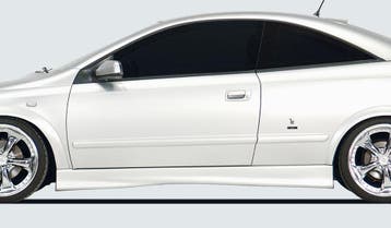 Rieger side skirt | Astra G - 3-drs., Coupé, Cabrio | r stuk, Verzenden, Nieuw, Opel