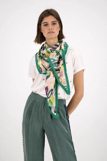 POM sjaal flowers (Sjaals, Mooi & Gezond), Verzenden, Nieuw