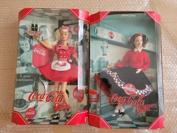 Mattel - Barbiepop Coca-Cola – Collector Edition set of 2