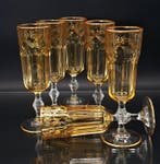Artemisia - Champagne fluitje (6) - Monet - Kristal, gouden, Antiek en Kunst
