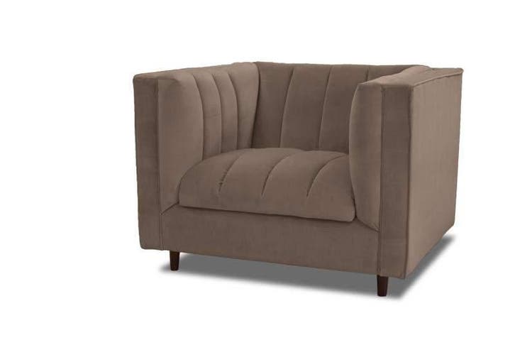 Fauteuil Joure - fauteuils - Taupe, Huis en Inrichting, Stoelen, Nieuw, Overige materialen