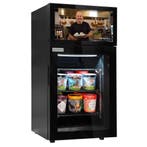 GGM Gastro | Mini displayvrieskast - 460mm - met 1 glazen |, Verzenden, Nieuw