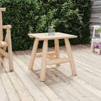 Bijzettafel 49x49x50 cm massief vurenhout, Tuin en Terras, Verzenden, Nieuw