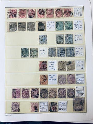 Groot-Brittannië - Collectie Engeland Klassiek, Gestempeld